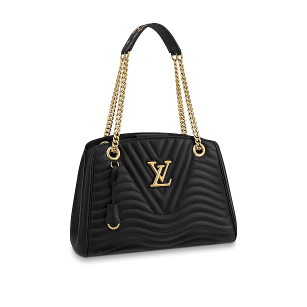 Louis Vuitton Fly Sail Travel Embroidered New Wave Chain MM Black